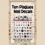 Set stickers uñas Pesaj