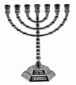 Menorah Plateada