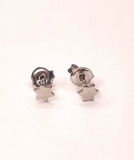 Aros Estrella David Plateado