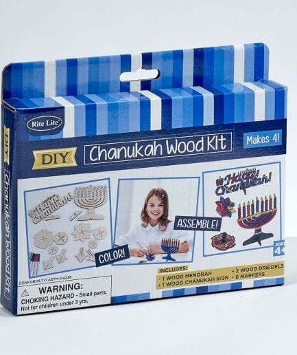 Set manualidades de madera Jánuca