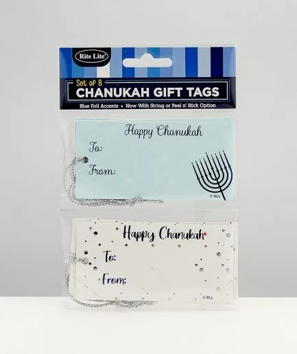 Etiquetas de regalo Januca