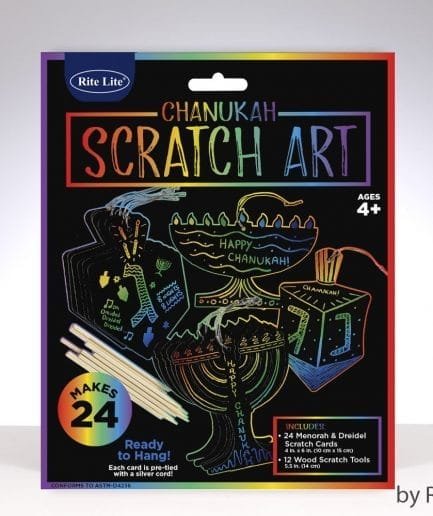 Set de arte de Jánuca para raspar.