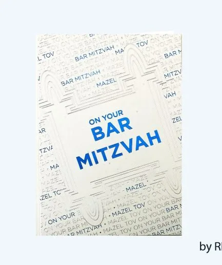 Tarjeta Bar Mitzvah