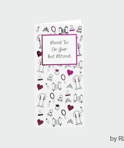 Tarjeta Bat Mitzvah