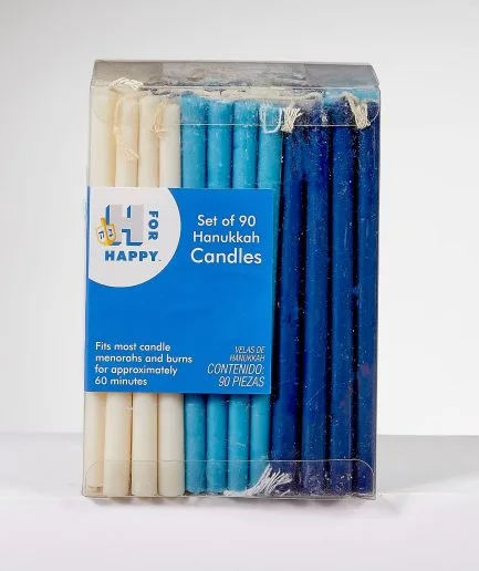 Velas Januca doble