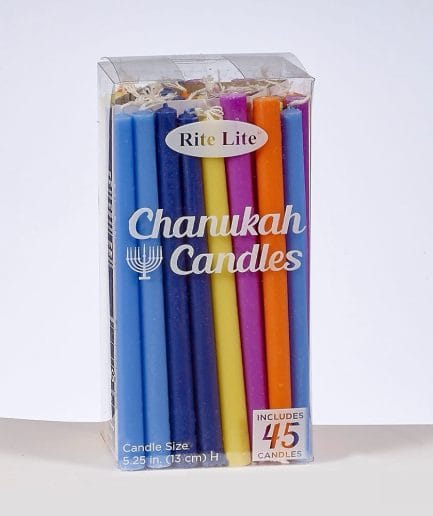 Velas Januca colores